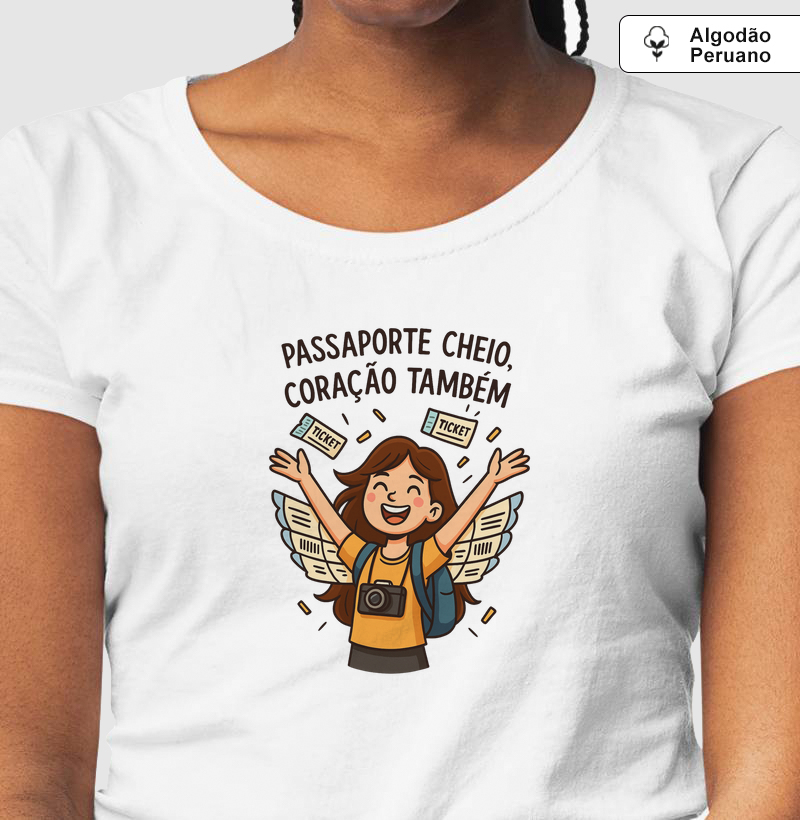 Passaporte cheio. Coração também!