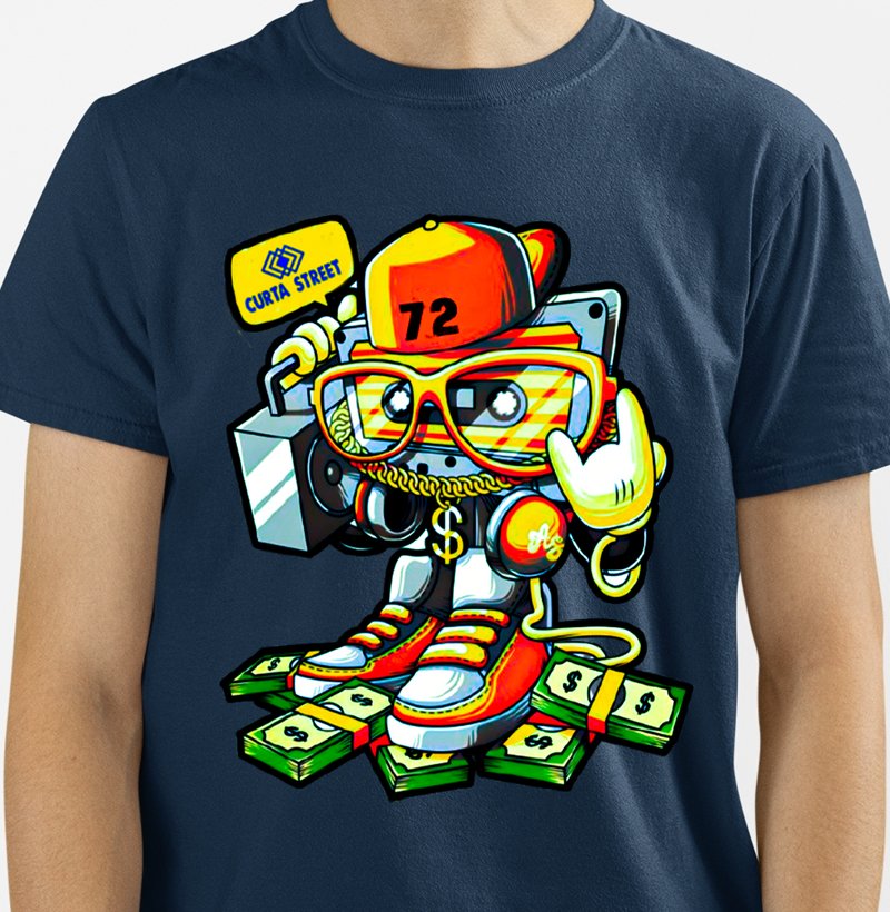 Camiseta modelo - Urban Cassete