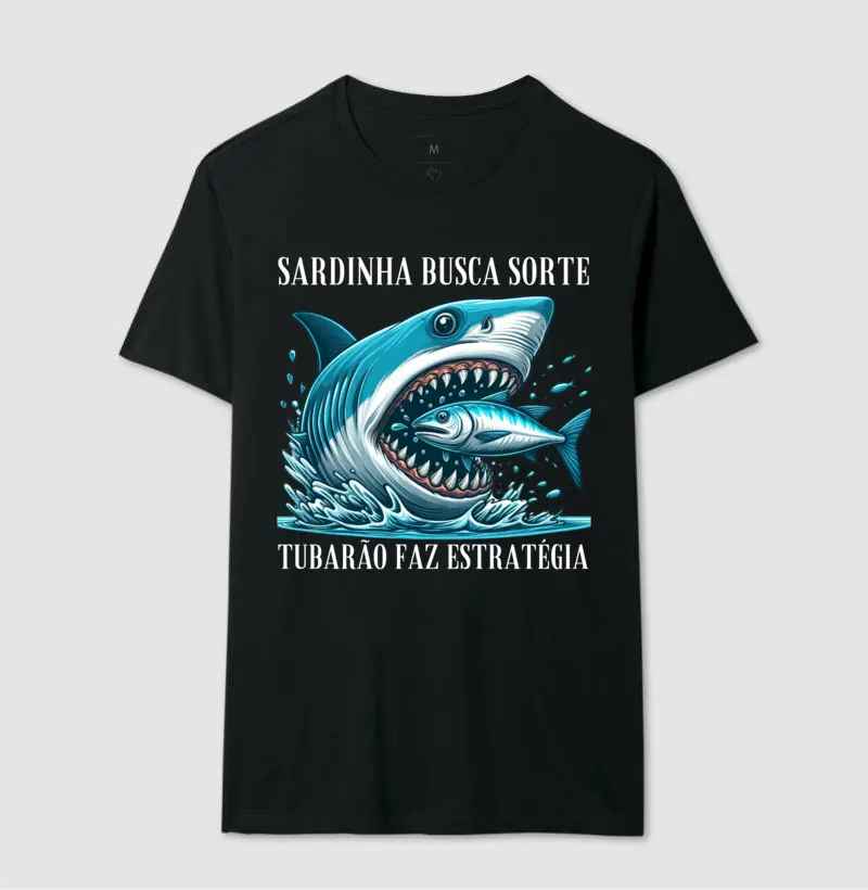 Camisas Sardinha Busca Sorte, Tubarão Faz Estratégia