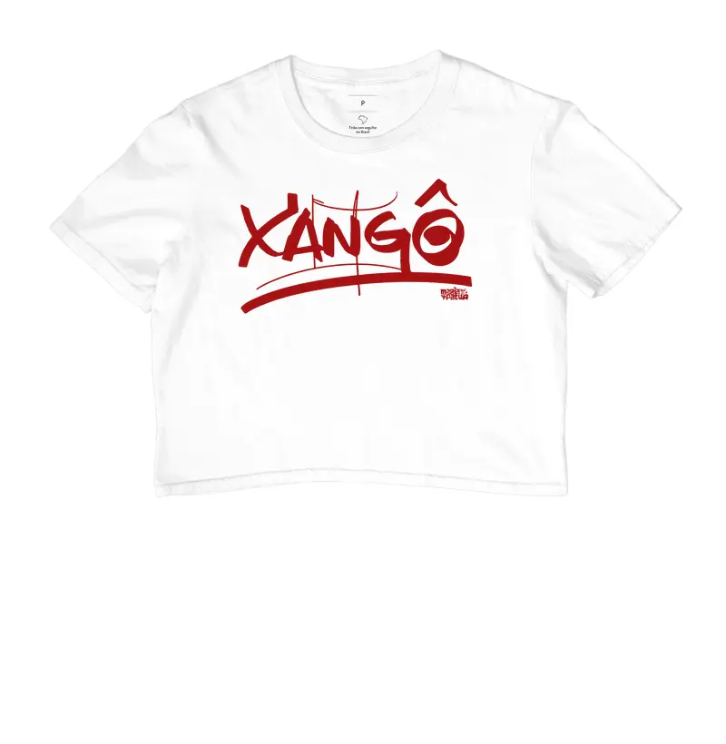 Cropped Xangò Red Colors Maria Patuá