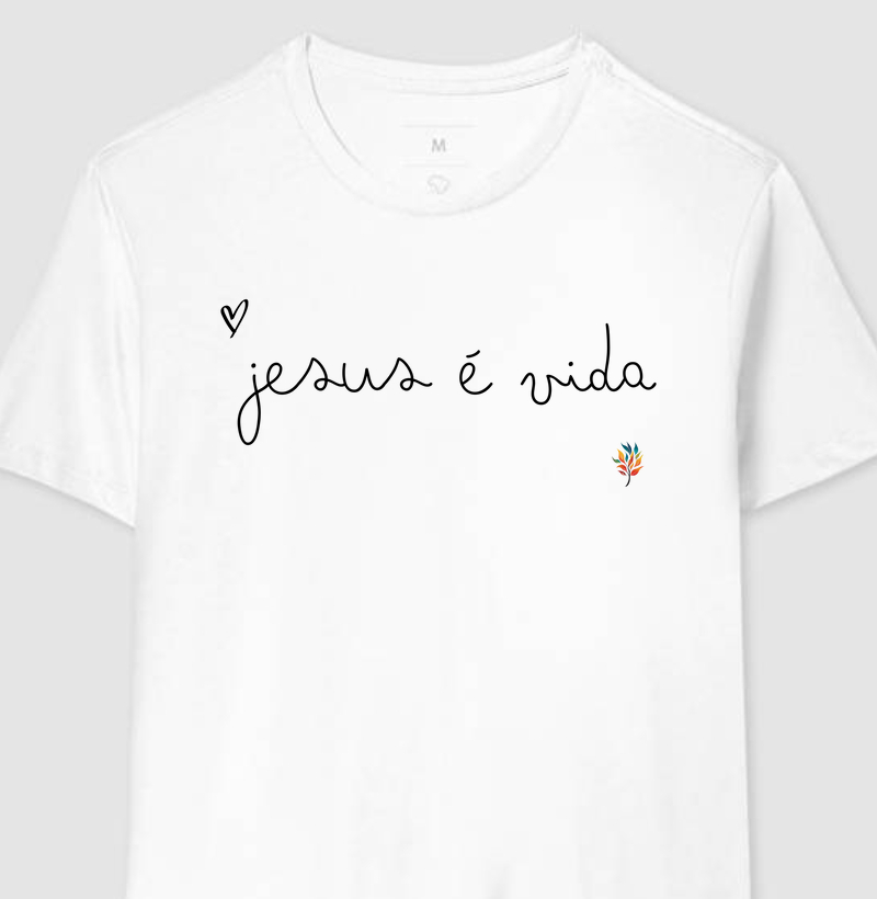 Camiseta Jesus é vida