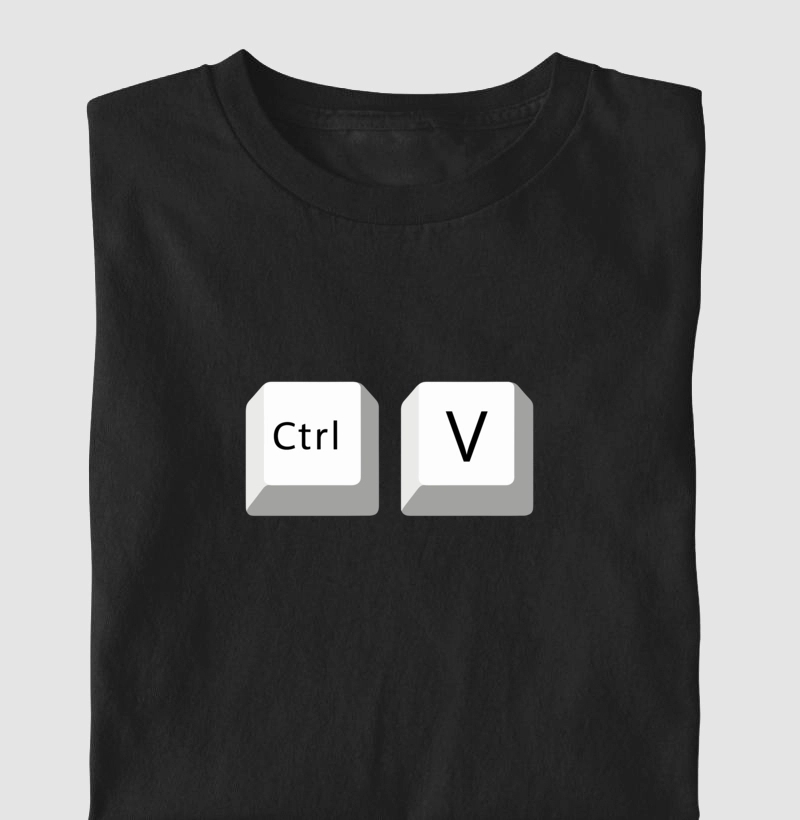 Camiseta Dias dos Pais Ctrl + V (DIV)