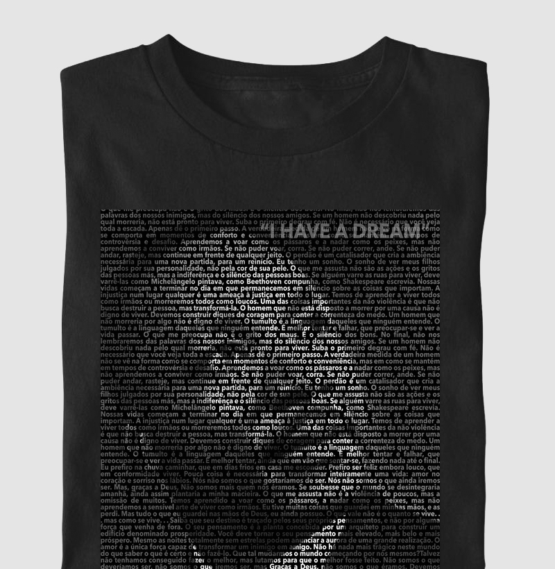Camiseta Básica Gola Careca Algodão Premium Masculina