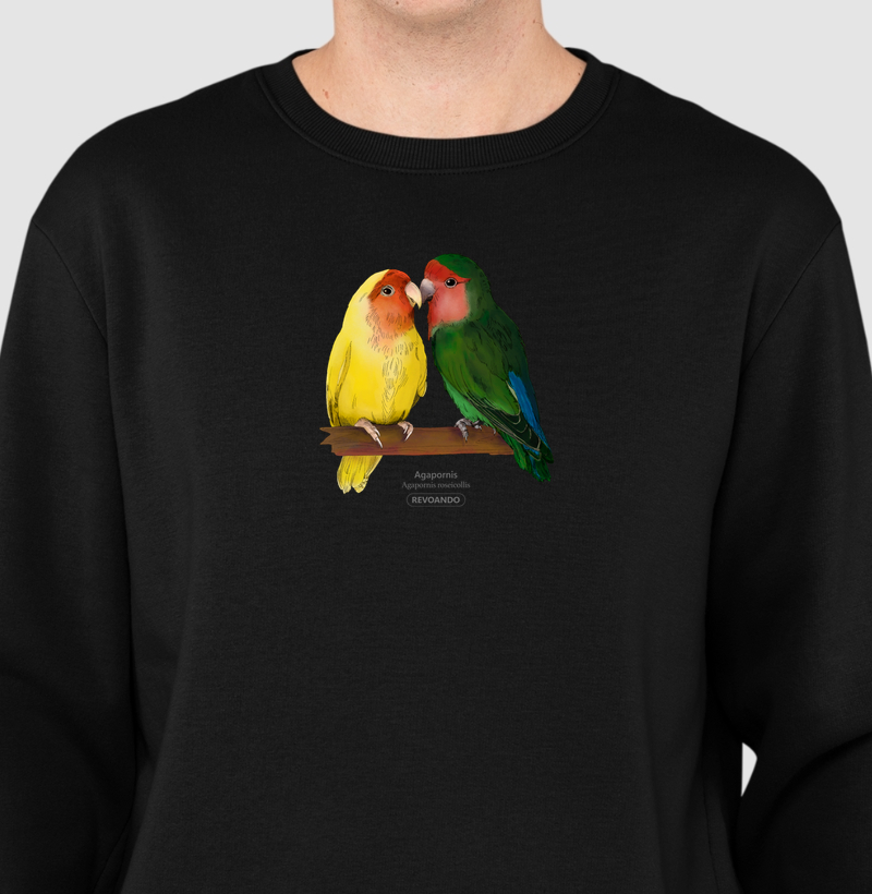 Love Friends - Agapornis roseicollis - Moletom