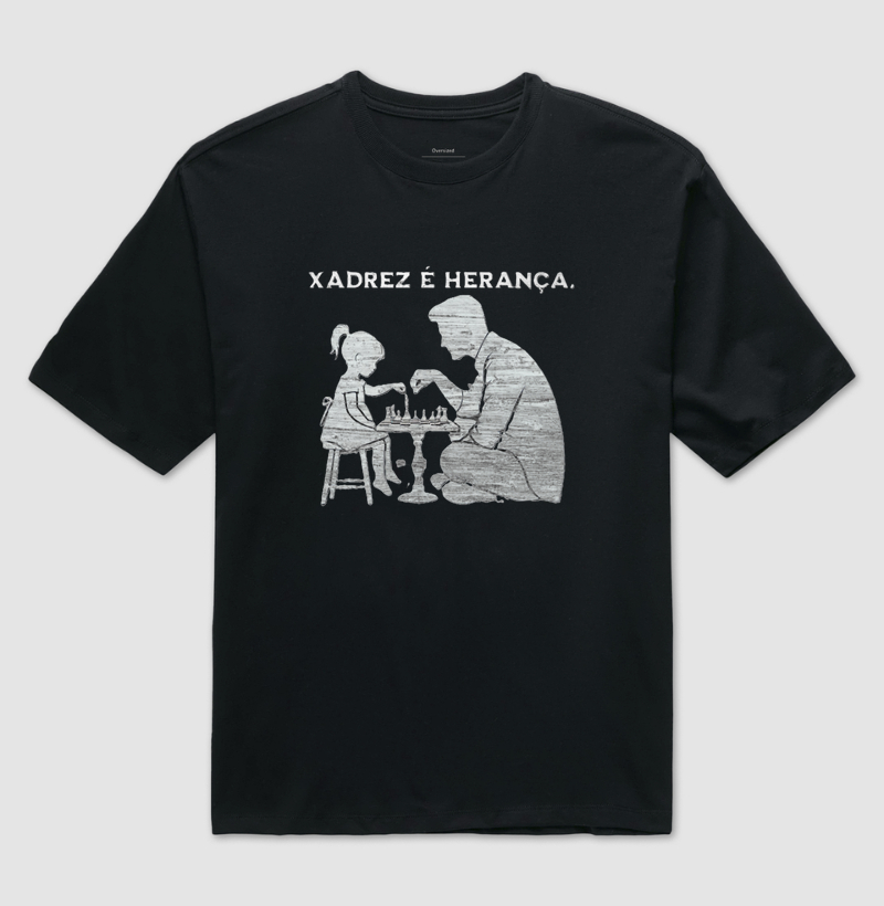 Xadrez é herança - Pai e menina