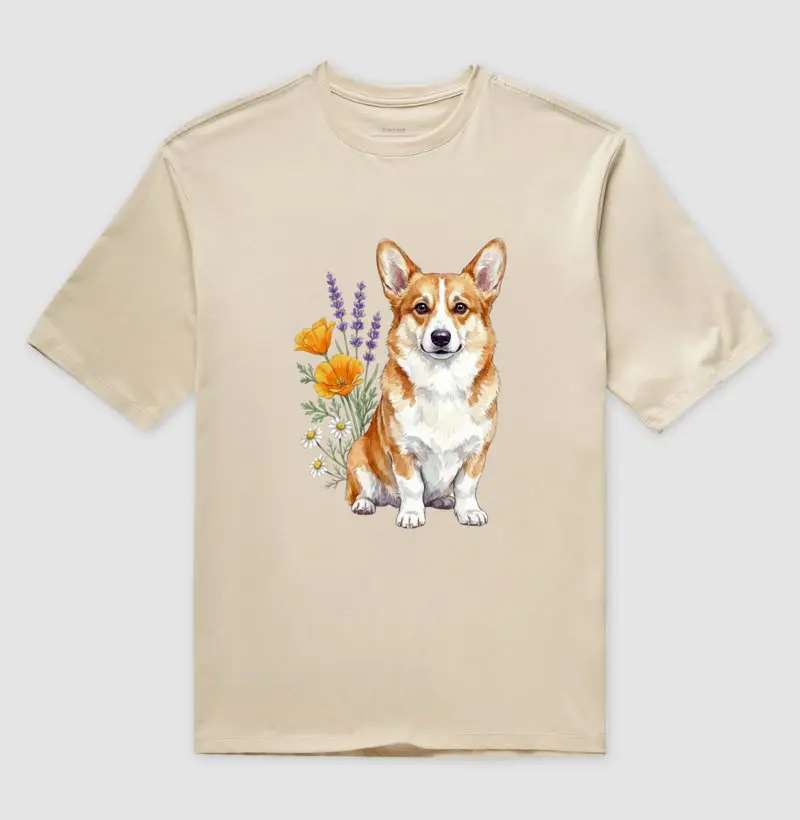Corgi Floral Encanto