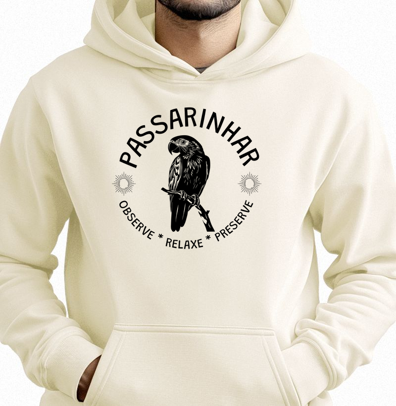 Passarinhar Arara - Moletom Hoodie