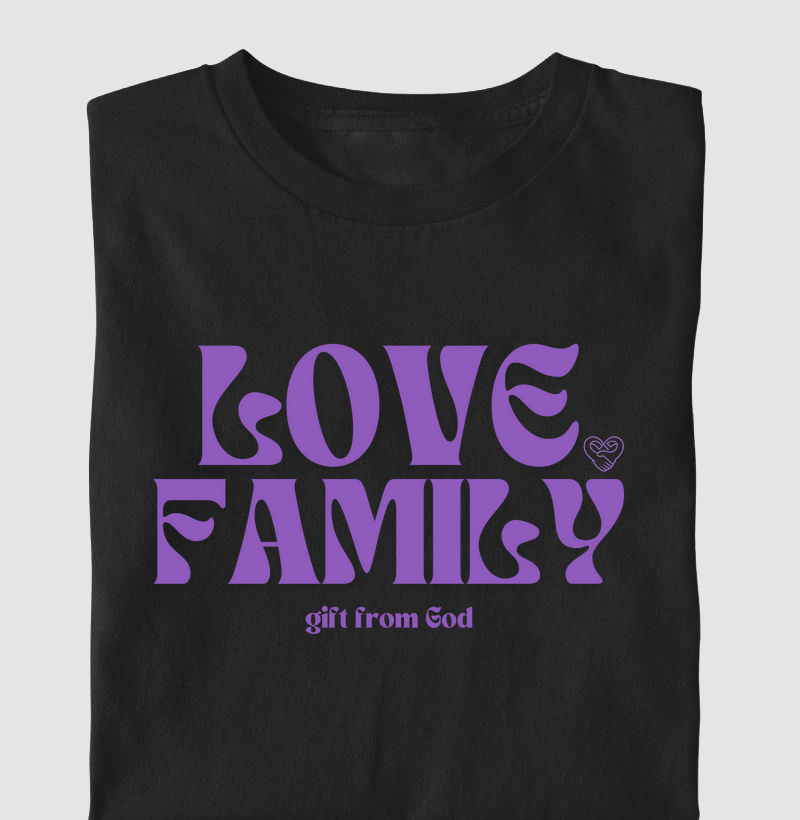 Camiseta Infantil - Família Love Family