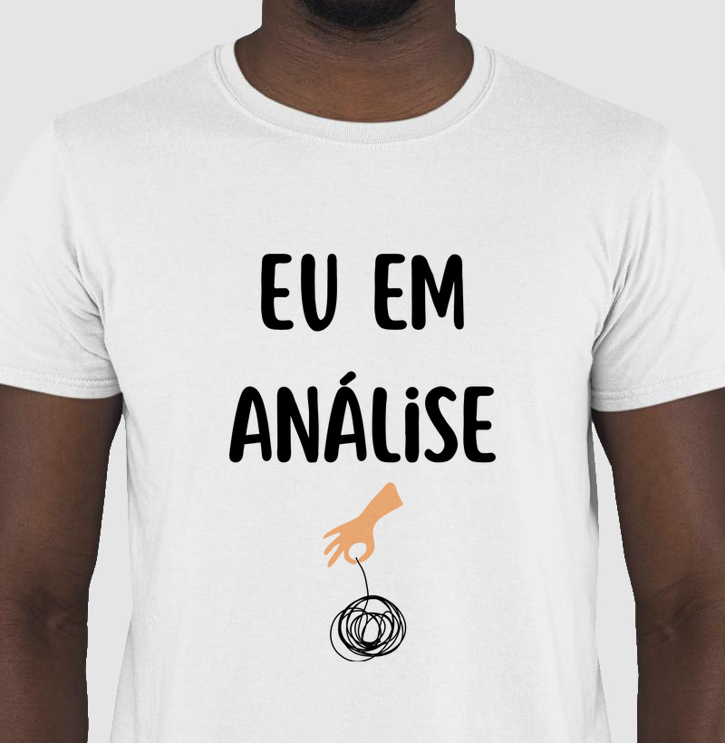 Camisetta Eu em Analise