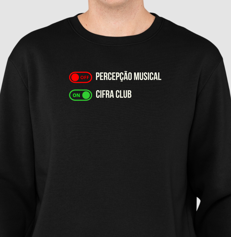 Camisa "Percepção OFF/ Cifra Club ON"