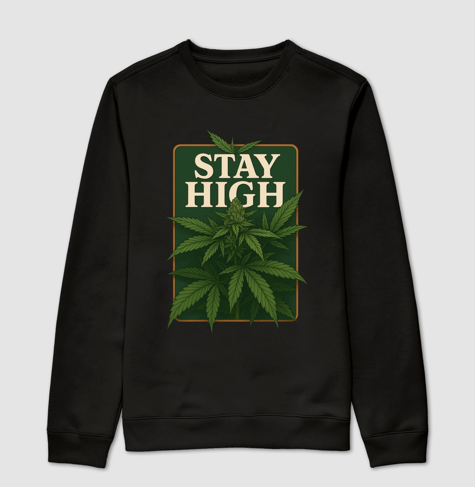 Suéter moletom - Stay High Leaf