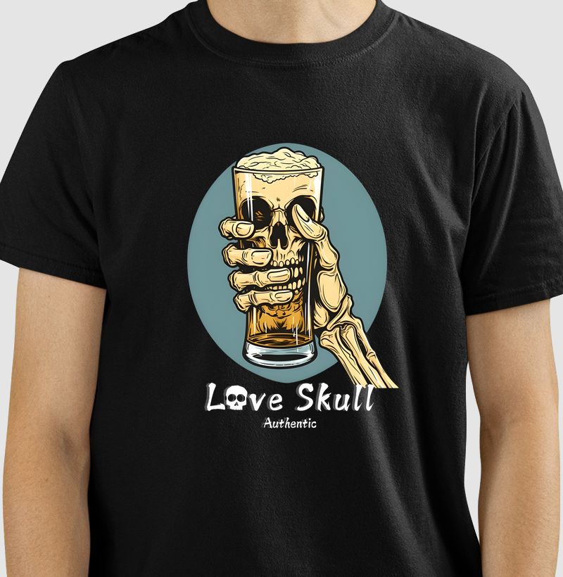 Camiseta Beer Skull