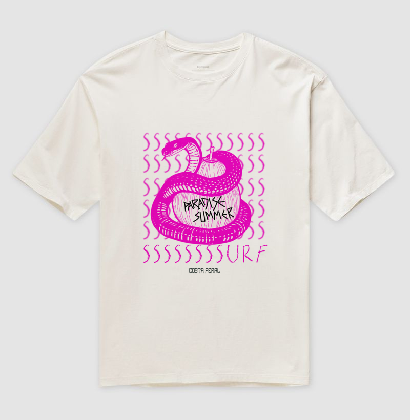 Camiseta Oversized - Ssssurf