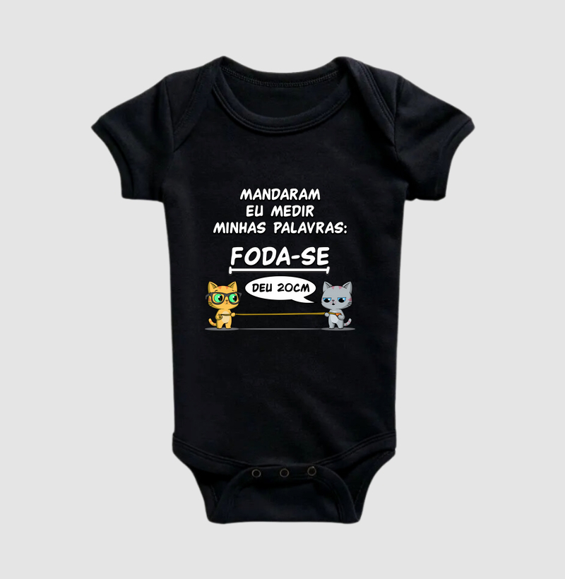 Camiseta Gato Sincero Medir Palavras
