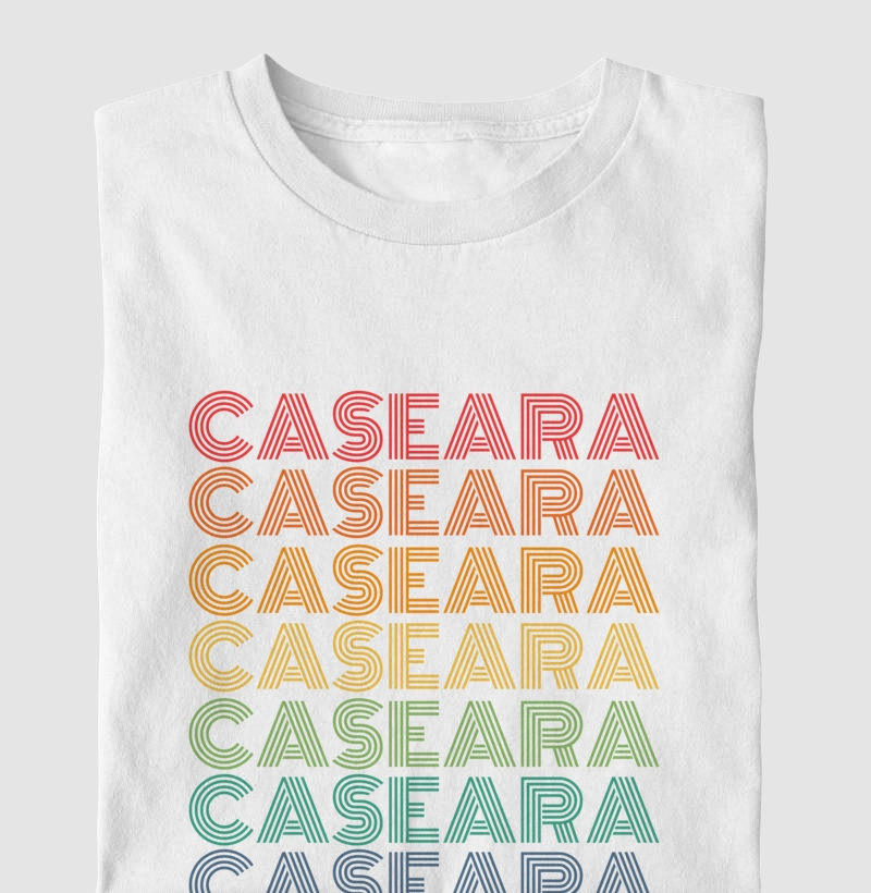 Caseara Letreiro Retrô
