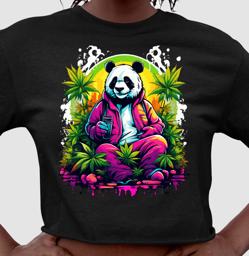 Cropped Chill Panda