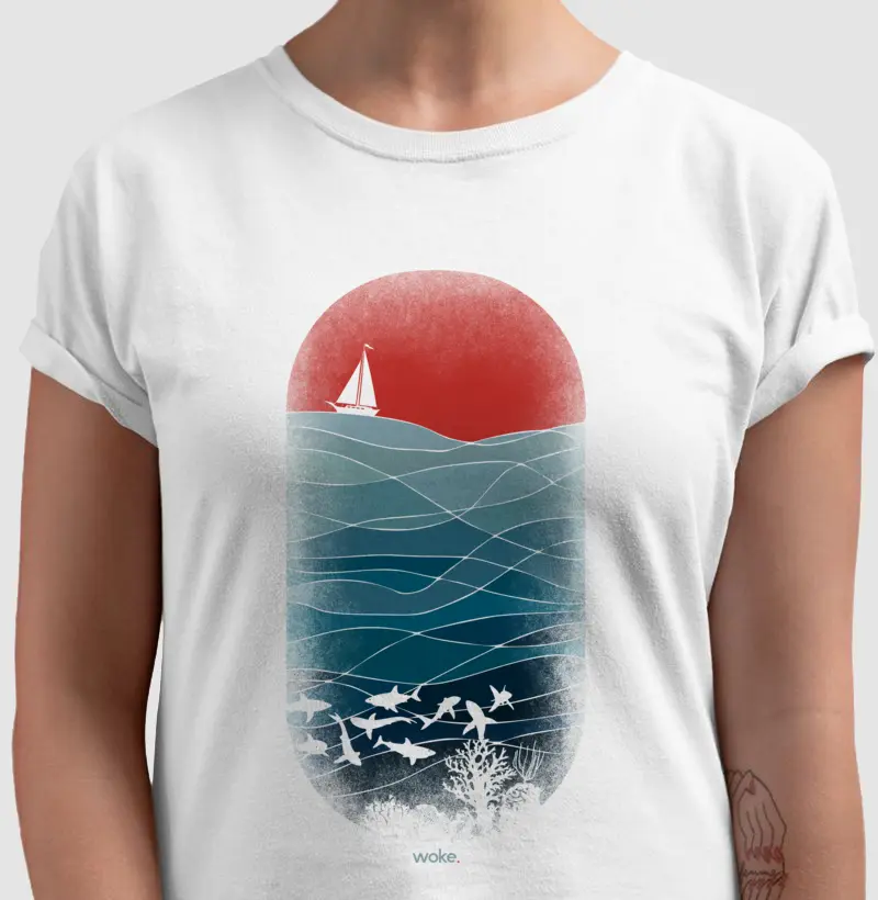 Camiseta Woke Oceano
