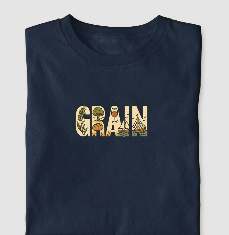 Grain desenho no nome