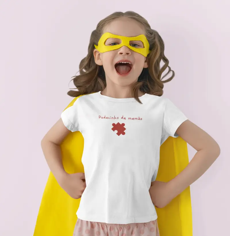 3º filho/a Pedacinho da mamãe - peça combinando com a sua mãe