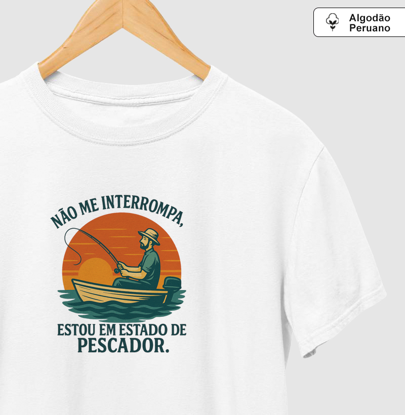 NÃO ME INTERROMPA - CAMISETA PREMIUM