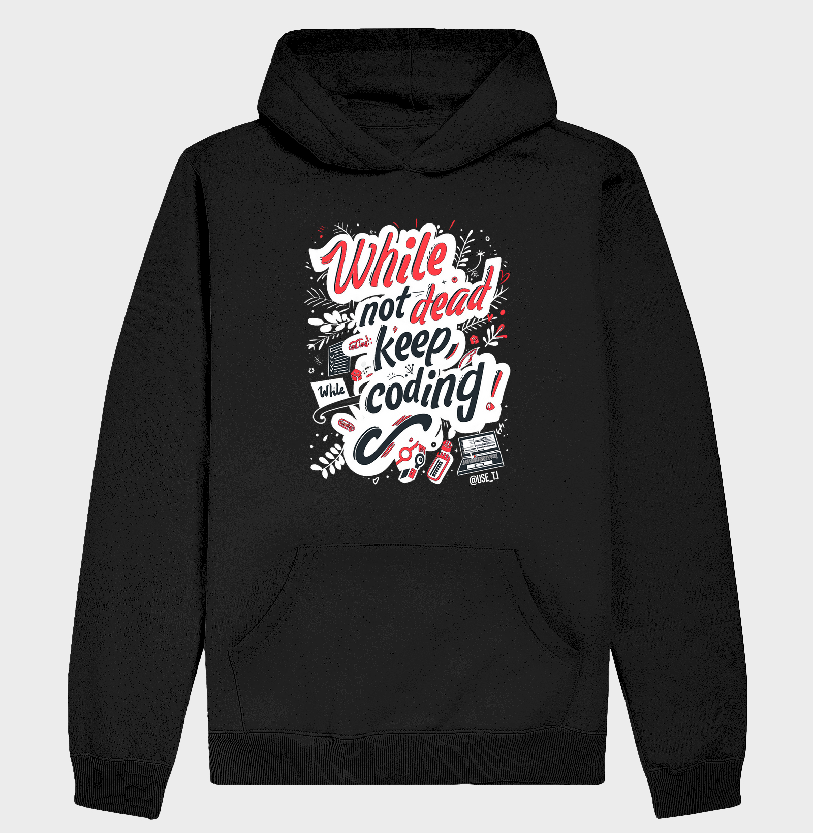 Moletom Hoodie Slim while not dead T.I