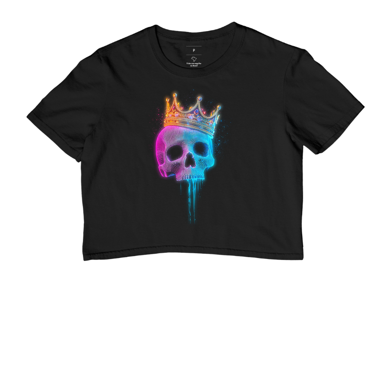 Skull Wireframe Neon