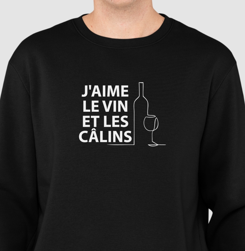 J'aime le vin et les câlins