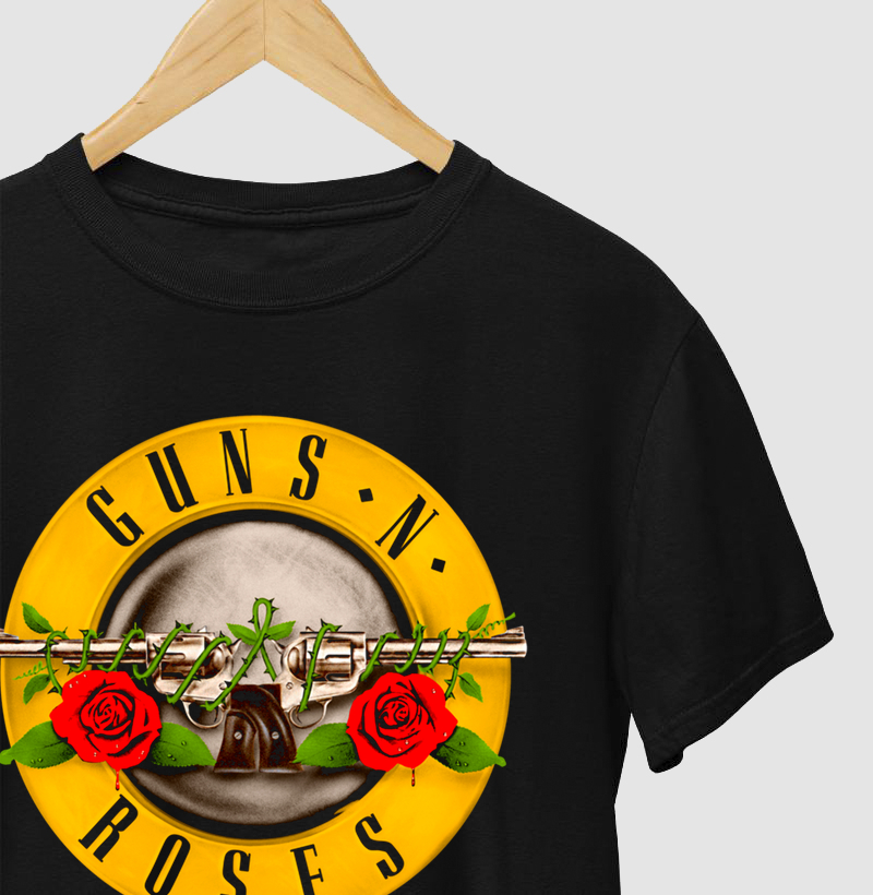 Camiseta Fã de Guns N' Roses - Clássico