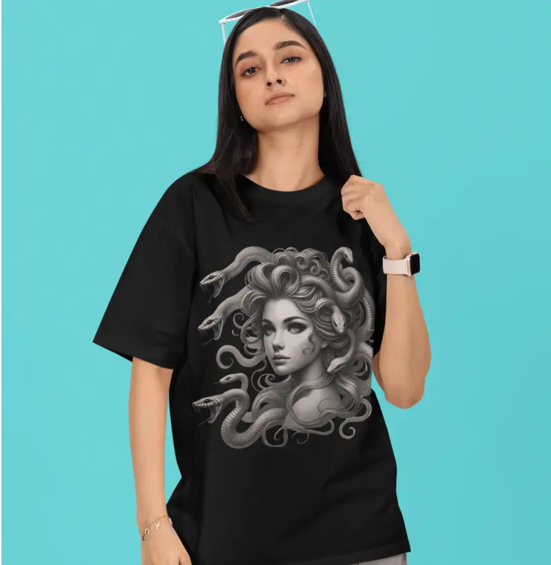 Medusa - Camiseta Oversized