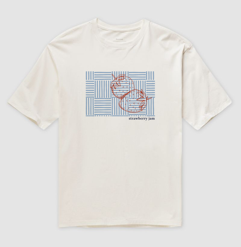 T-shirt Morango listrado