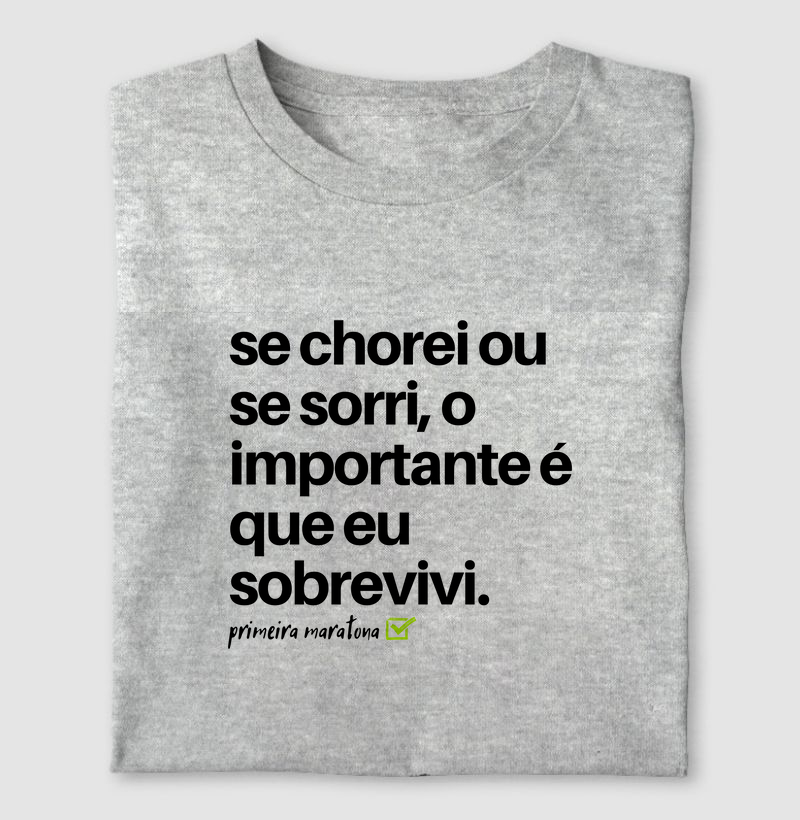 Camiseta Primeira maratona