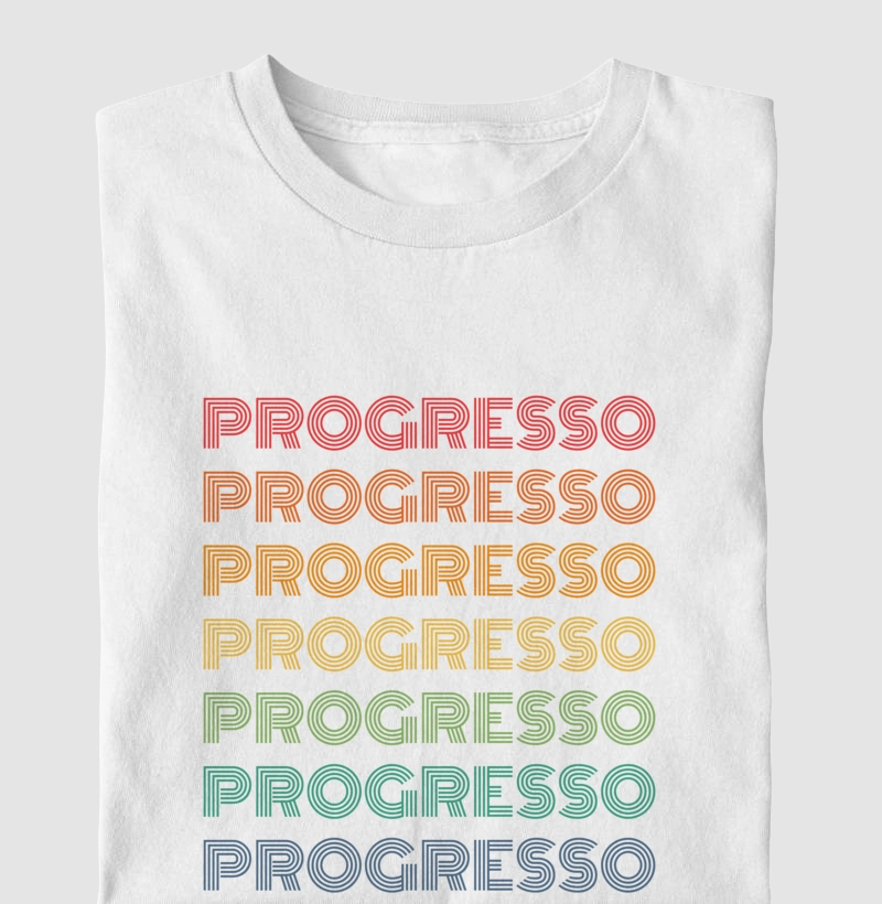 Progresso Letreiro Retrô