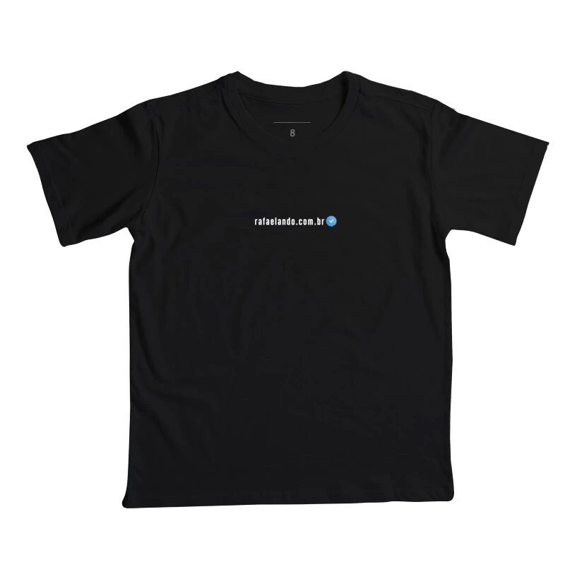 Camiseta Kids rafaelando.com.br