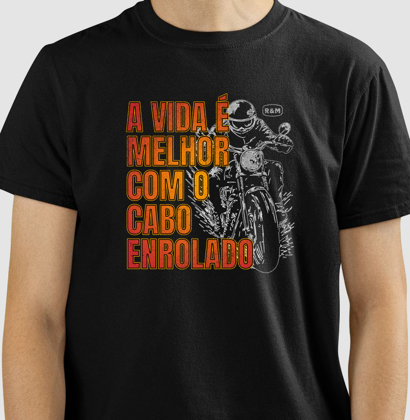 A vida é melhor com o cabo enrolado
