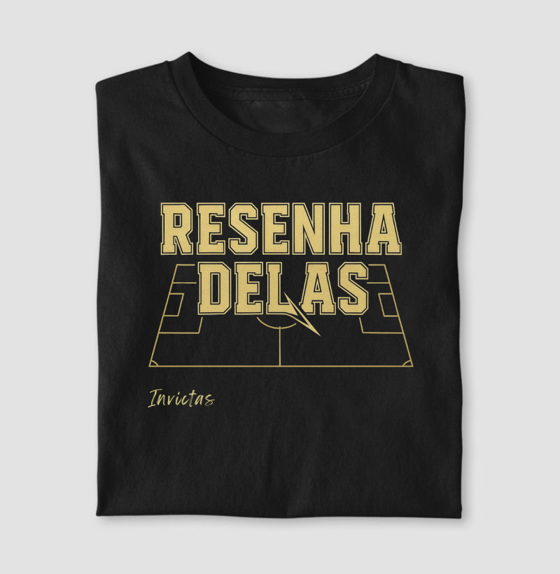 Camiseta Algodão Penteado - Resenha Delas