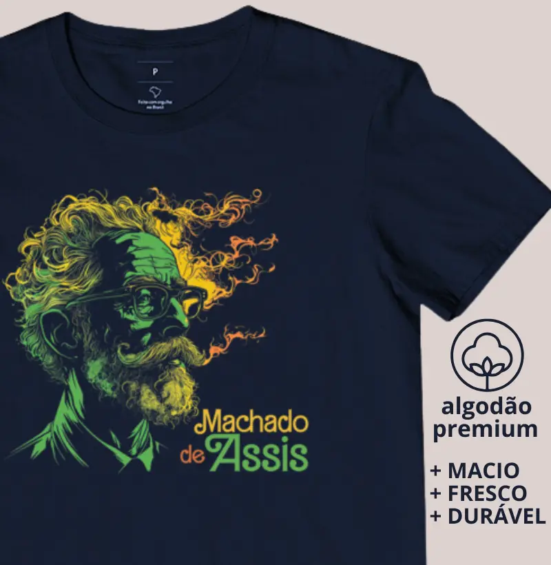 Camiseta Machado de Assis