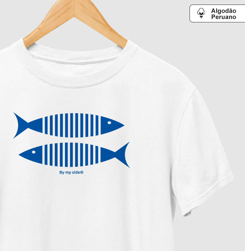 Sardinhas Azuis 02 - Algodão Peruano