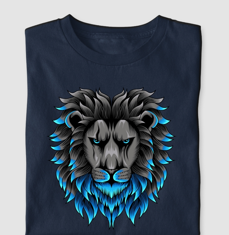 Leão azul