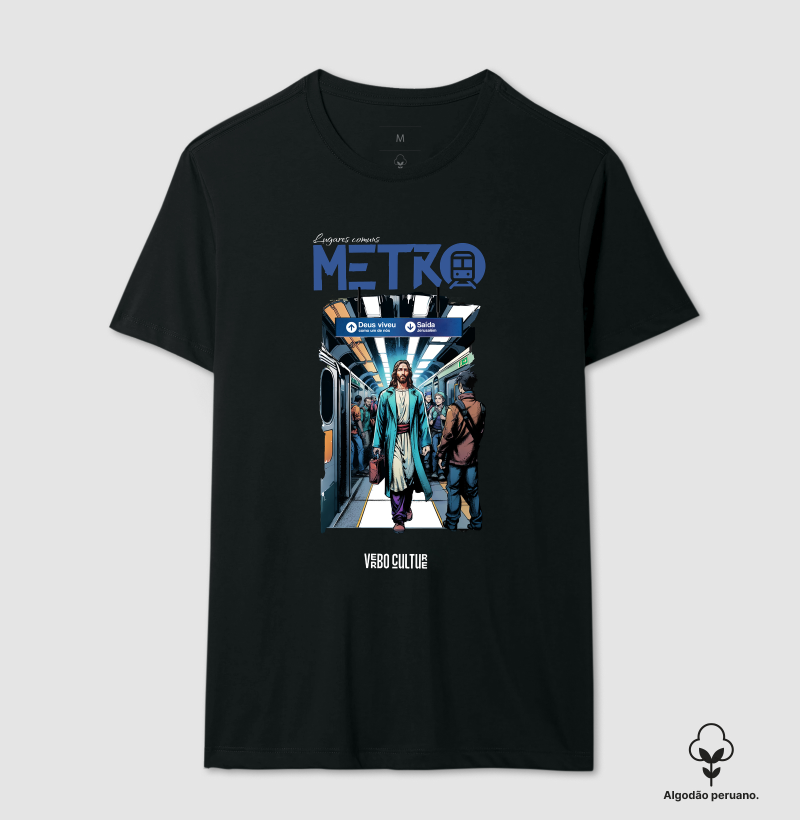 CAMISETA "JESUS NO METRÔ"