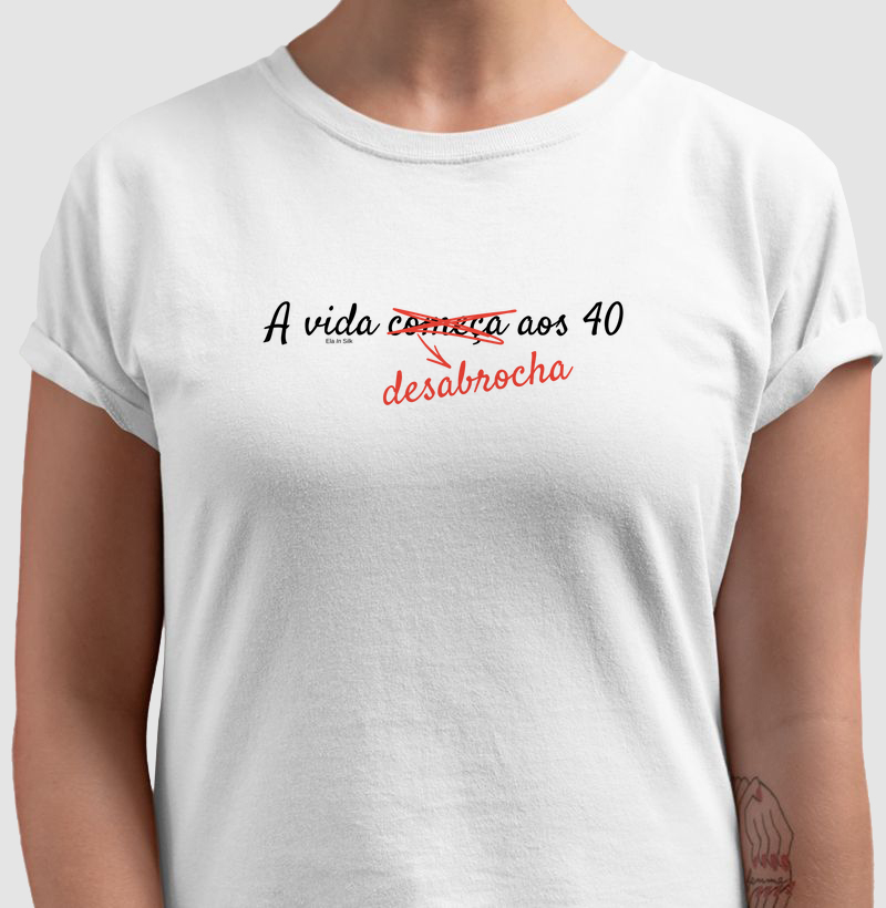 A vida desabrocha aos 40