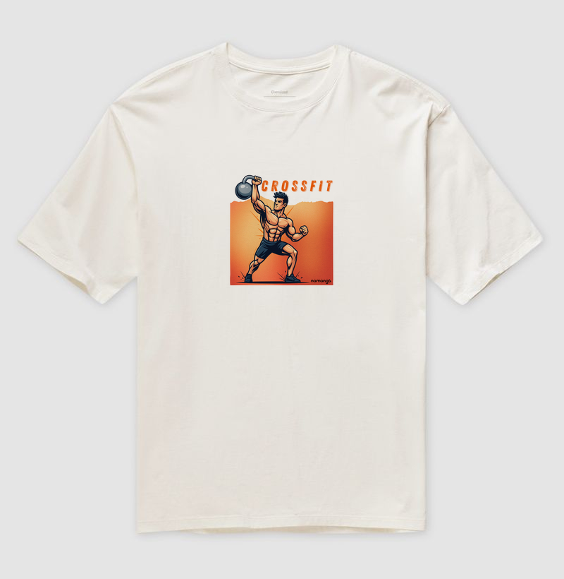 Camiseta Oversized Kettlebell Quadrinhos – Na Manga