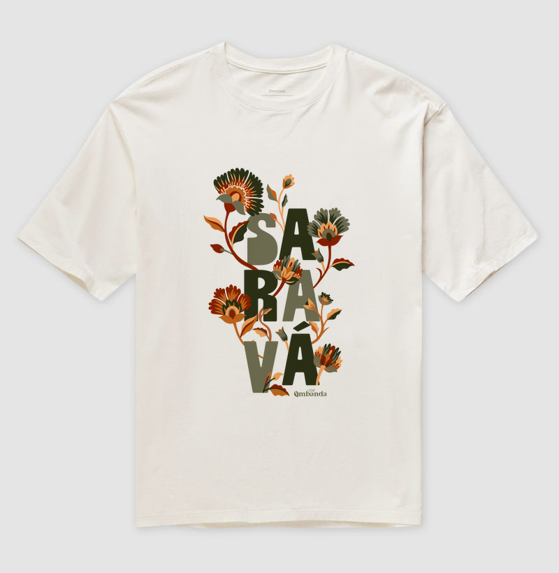 Camiseta Oversized - Saravá Green