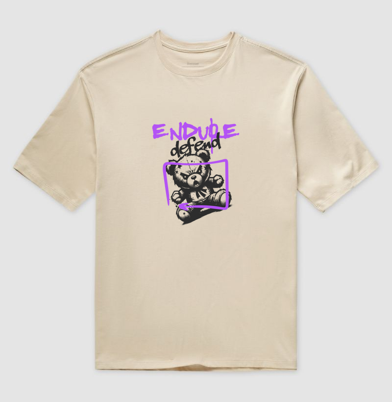 Endure & Defend: Camiseta Oversized - Resiliência com Atitude