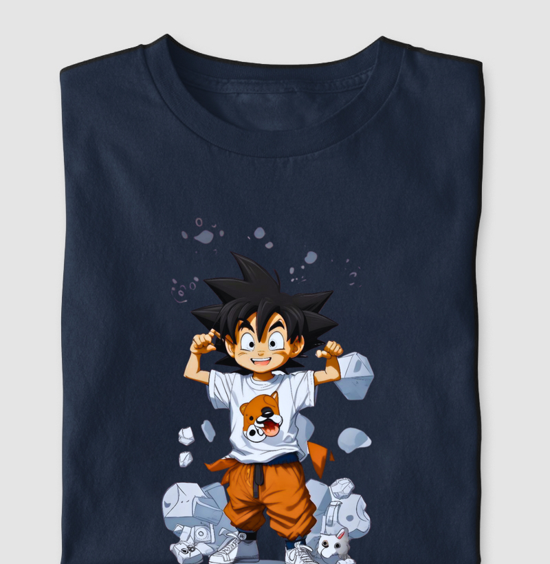 CAMISA GOKU: INFÂNCIA SAIYAJIN