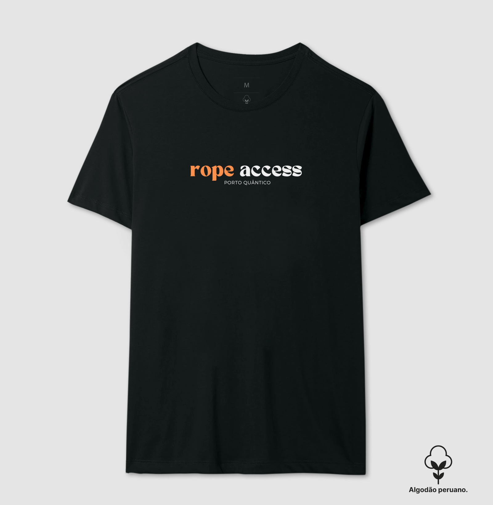 Camiseta Unissex 100% Algodão Peruano - Rope Access 