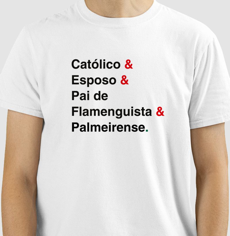 Católico Pai de Flamenguista e Palmeirense