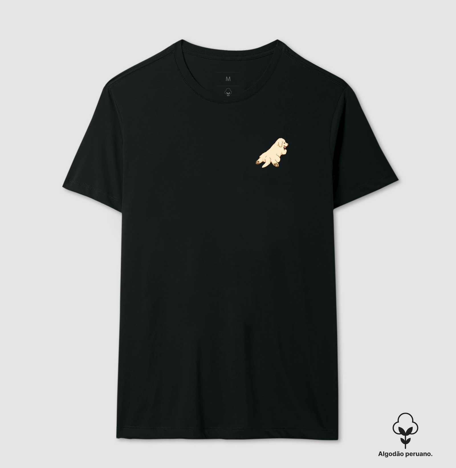 Golden Retriever Minimalista