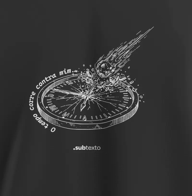 Camiseta Slim - 60 segundos para o fim