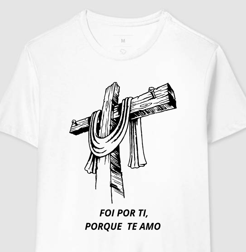 Camiseta  O Sacrifício de Cristo