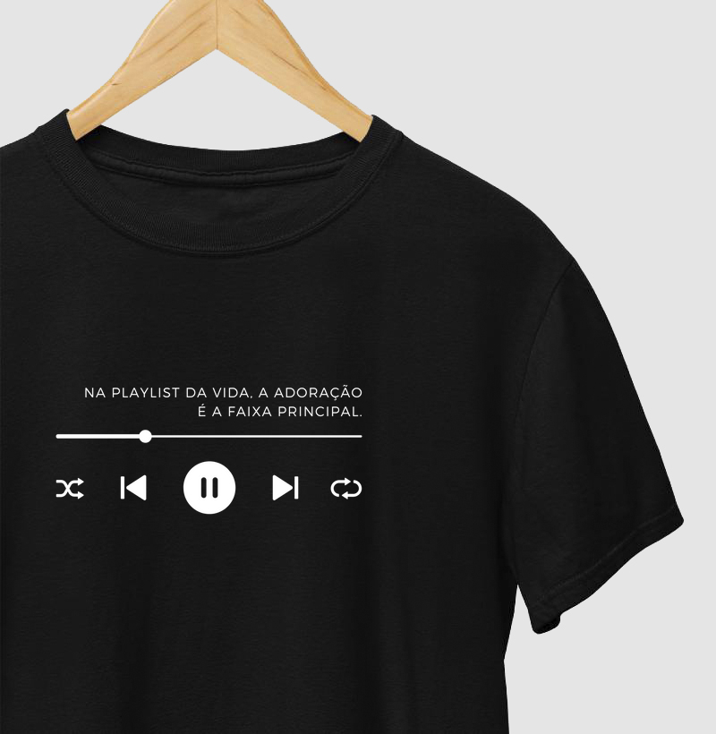 Camiseta Playlist da Vida Illustration